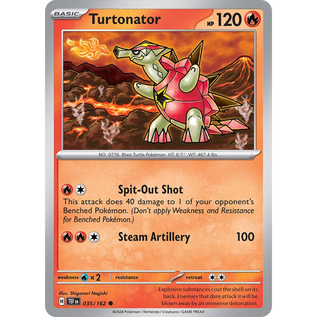 Pokémon TCG: Scarlet & Violet - Temporal Forces - Turtonator 035/162