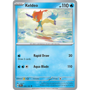 Pokémon TCG: Scarlet & Violet - Temporal Forces - Keldeo 044/162