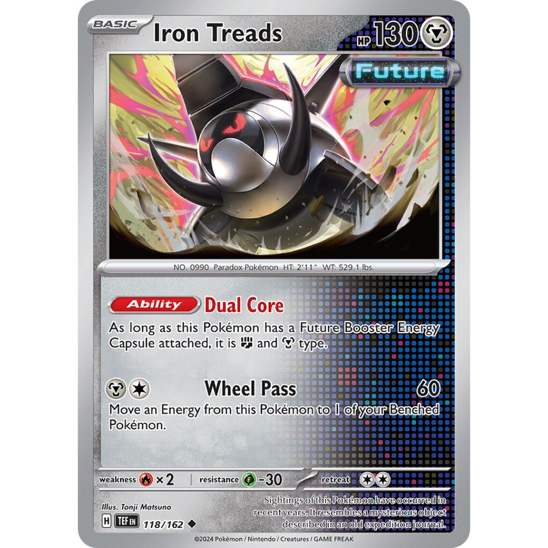 Pokémon TCG: Scarlet & Violet - Temporal Forces - Iron Treads 118/162 (Reverse Holo)