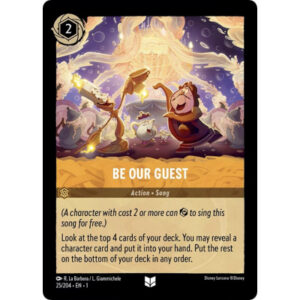 Disney Lorcana - The First Chapter - Be Our Guest - 25/204