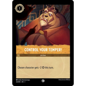 Disney Lorcana - The First Chapter - Control You Temper! - 26/204