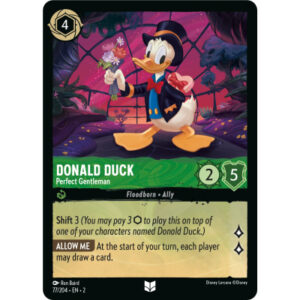 Disney Lorcana - Rise of the Floodborn - Donald Duck - Perfect Gentleman - 77/204