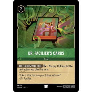 Disney Lorcana - The First Chapter - DR. Facilier's Cards - 101/204