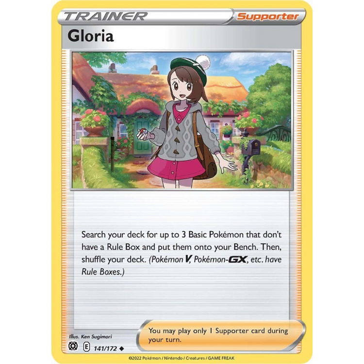 Pokémon TCG: Sword & Shield - Brilliant Stars 141/172 Gloria Trainer