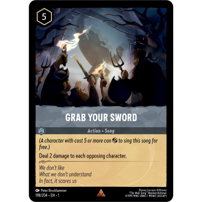 Disney Lorcana - The First Chapter - Grab Your Sword - 198/204