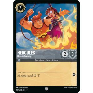 Disney Lorcana - Rise of the Floodborn - Hercules - Hero in Training - 182/204