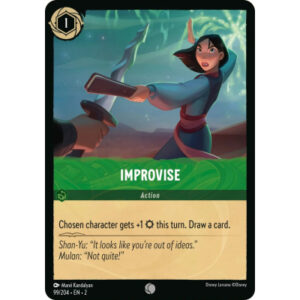 Disney Lorcana - Rise of the Floodborn - Improvise - 99/204