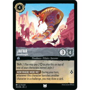 Disney Lorcana - Rise of the Floodborn - Jafar - Dreadnought - 183/204