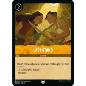 Disney Lorcana - Rise of the Floodborn - Last Stand - 29/204