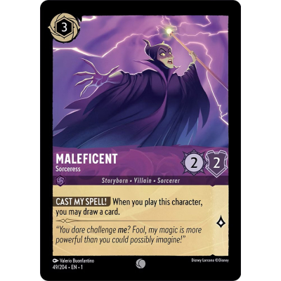 Disney Lorcana - The First Chapter - Maleficent - Sorceress - 49/204