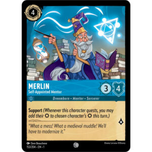 Disney Lorcana - The First Chapter - Merlin - Self-Appointed Mentor - 153/204