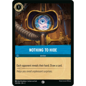 Disney Lorcana - Rise of the Floodborn - Nothing to hide - 165/204