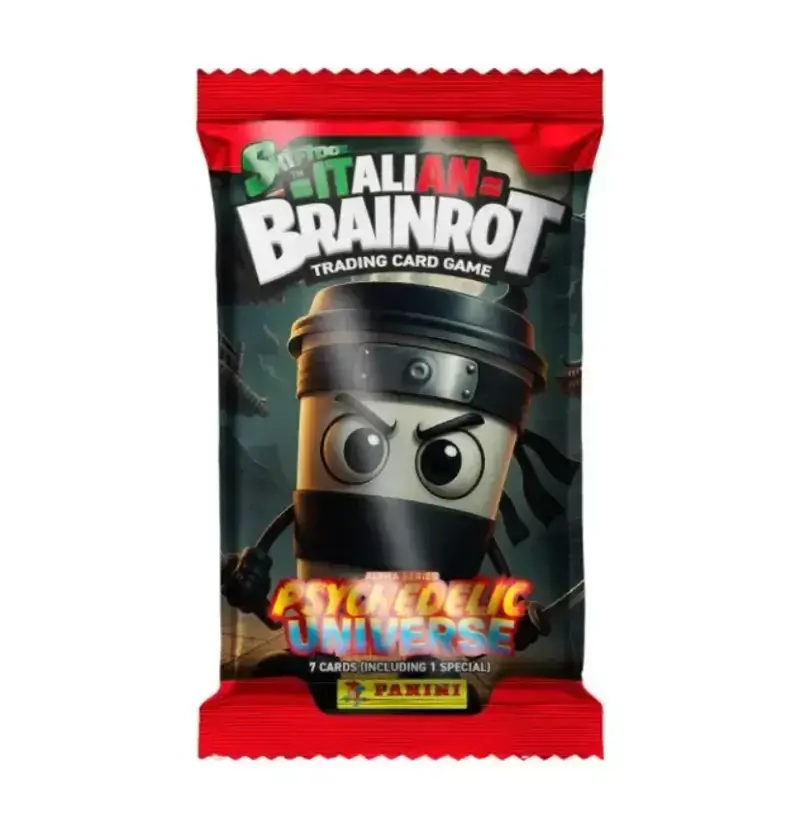 Panini Skifidol — Italian Brainrot - Psychedelic Universe - Trading Cards Booster Pack (7 Cards Pack)