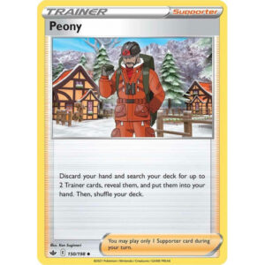 Pokémon TCG: Sword & Shield - Chilling Reign 150/198 Peony Trainer