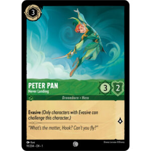 Disney Lorcana - The First Chapter - Peter Pan - Never Landing - 91/204