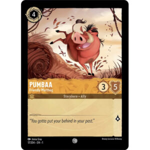 Disney Lorcana - The First Chapter - Pumbaa - Friendly Warthog - 17/204