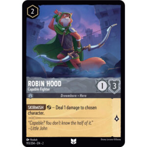Disney Lorcana - Rise of the Floodborn - Robin Hood - Capable Fighter - 193/204