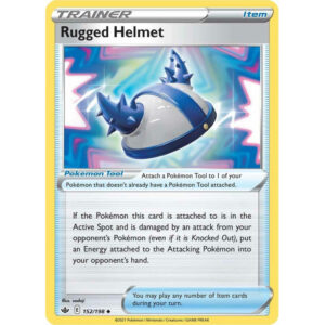 Pokémon TCG: Sword & Shield - Chilling Reign 152/198 Rugged Helmet Trainer