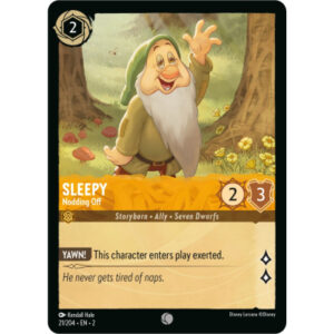 Disney Lorcana - Rise of the Floodborn - Sleepy - Nodding Off - 21/204