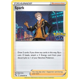 Pokémon TCG: Sword & Shield - Pokemon GO! 070/078 Spark Trainer
