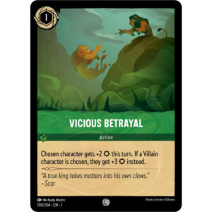 Disney Lorcana - The First Chapter - Vicious Betrayal - 100/204