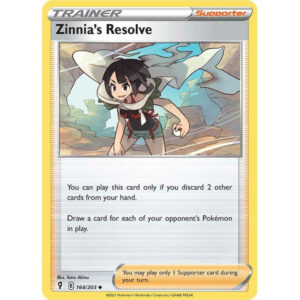 Pokémon TCG: Sword & Shield - Evolving Skies 164/203 Zinnia's Resolve Trainer