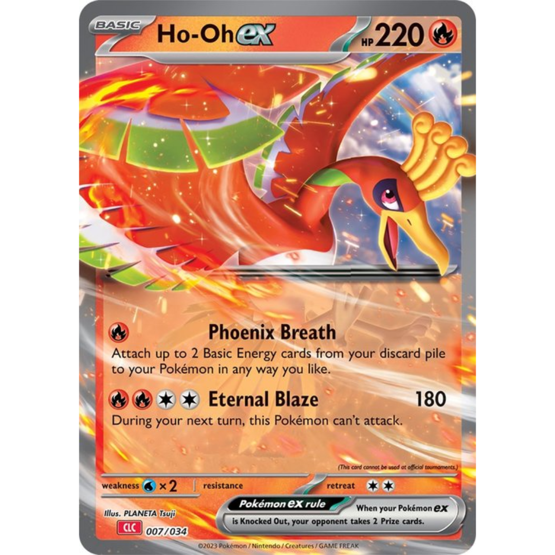 Pokémon TCG: Classic Collection - Charizard Deck - Ho-Oh ex 007/034 (Half Art)