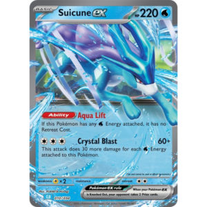 Pokémon TCG: Classic Collection - Blastoise Deck - Suicune ex 010/034 (Half Art)