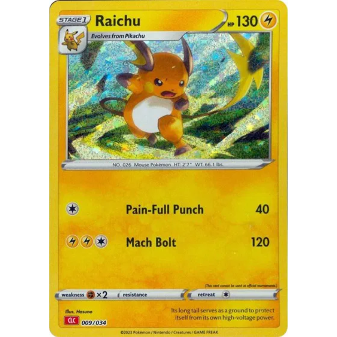 Pokémon TCG: Classic Collection - Charizard Deck - Raichu 009/034 (Holo)
