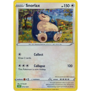 Pokémon TCG: Classic Collection - Venusaur Deck - Snorlax 016/034 (Holo)