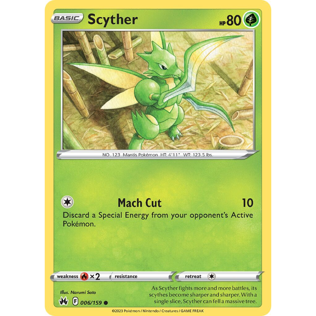 Pokémon TCG: Sword & Shield - Crown Zenith 006/159 Scyther