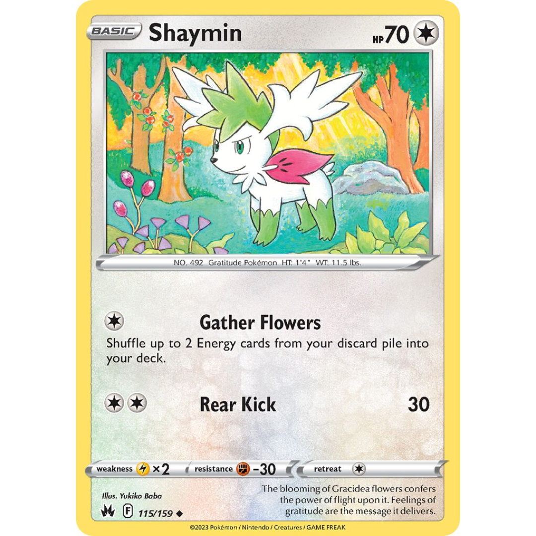 Pokémon TCG: Sword & Shield - Crown Zenith 115/159 Shaymin