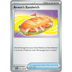 Pokémon TCG: Scarlet & Violet - Destined Rivals - Arven's Sandwich Trainer 161/182
