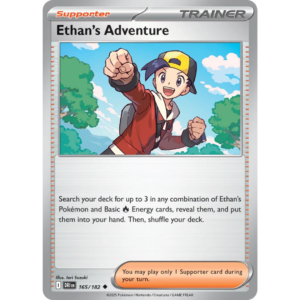 Pokémon TCG: Scarlet & Violet - Destined Rivals - Ethan's Adventure Trainer 165/182