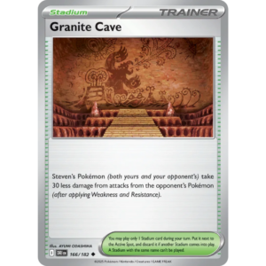 Pokémon TCG: Scarlet & Violet - Destined Rivals - Granite Cave Trainer 166/182