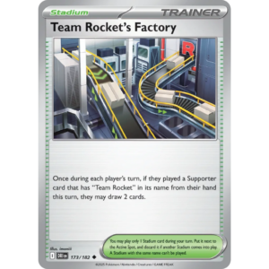 Pokémon TCG: Scarlet & Violet - Destined Rivals - Team Rocket's Factory Trainer 173/182