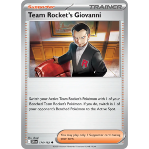 Pokémon TCG: Scarlet & Violet - Destined Rivals - Team Rocket's Giovanni Trainer 174/182