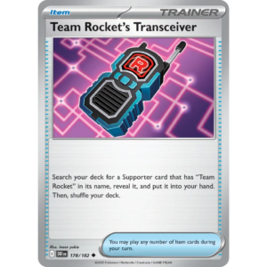 Pokémon TCG: Scarlet & Violet - Destined Rivals - Team Rocket's Transceiver Trainer 178/182