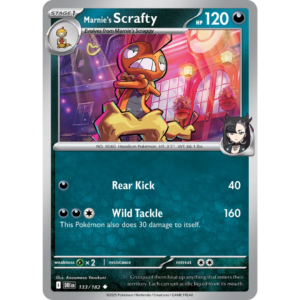 Pokémon TCG: Scarlet & Violet - Destined Rivals - Marnie's Scrafty 133/182