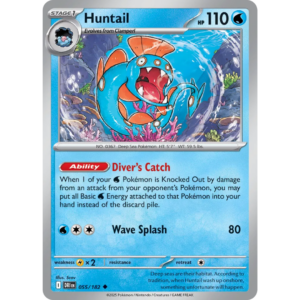 Pokémon TCG: Scarlet & Violet - Destined Rivals - Huntail 055/182