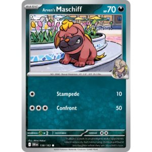 Pokémon TCG: Scarlet & Violet - Destined Rivals - Arven's Maschiff 138/182