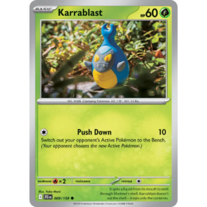 Pokémon TCG: Scarlet & Violet - Journey Together - Karrablast 009/159