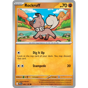 Pokémon TCG: Scarlet & Violet - Journey Together - Rockruff 084/159