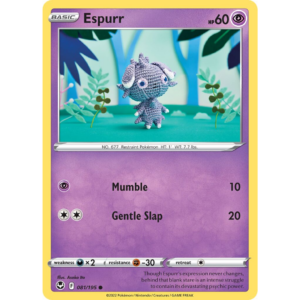 Pokémon TCG: Sword & Shield - Silver Tempest 081/195 Espurr