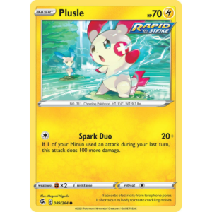 Pokémon TCG: Sword & Shield - Fusion Strike 089/264 Plusle