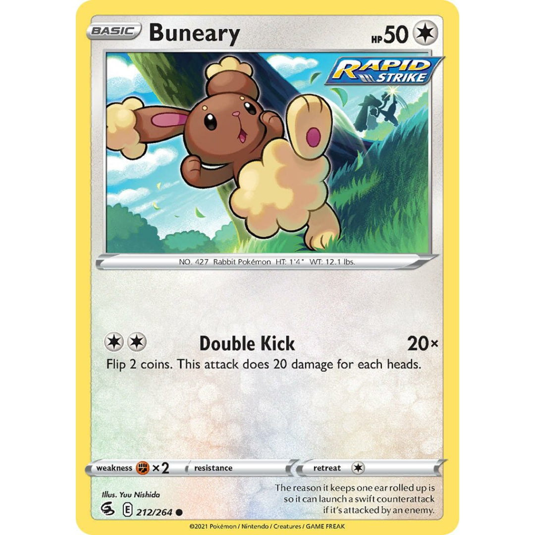 Pokémon TCG: Sword & Shield - Fusion Strike 212/264 Buneary