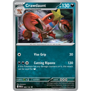 Pokémon TCG: Mega Evolution - Base Set - Crawdaunt 085/132
