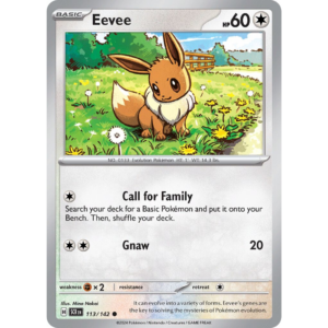 Pokémon TCG: Scarlet & Violet - Stellar Crown - Eevee 113/142