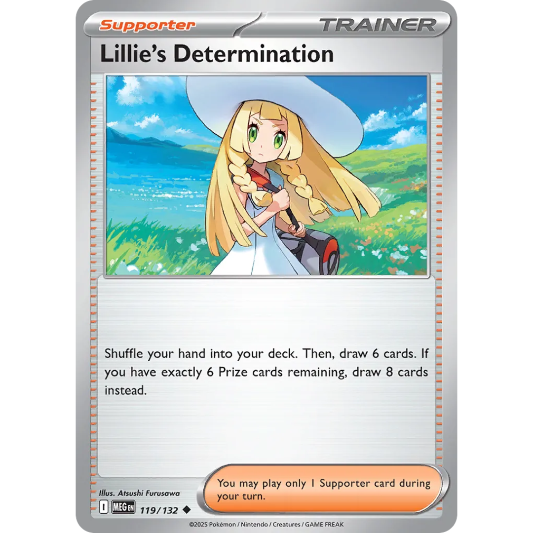 Pokémon TCG: Mega Evolution - Base Set - Lillie's Determination Trainer 119/132
