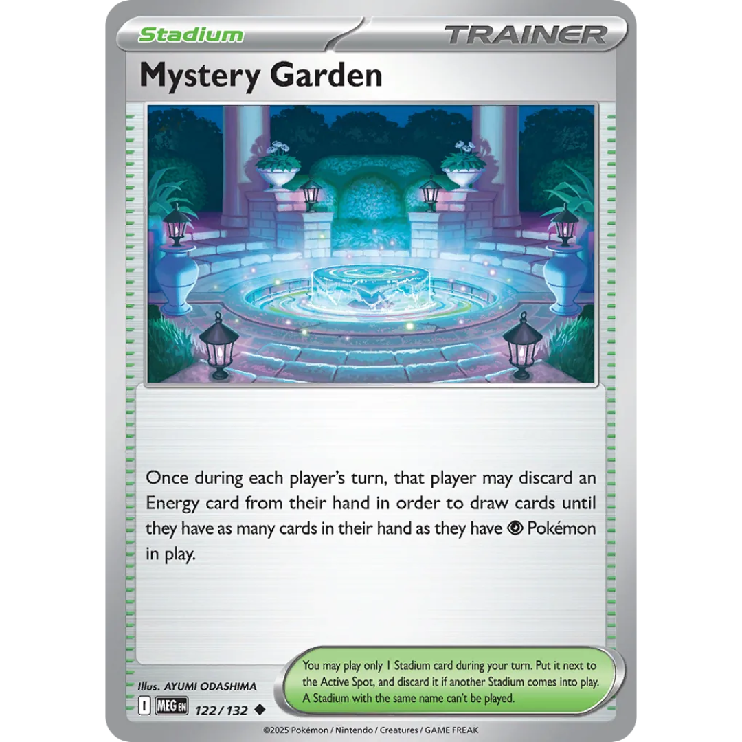 Pokémon TCG: Mega Evolution - Base Set - Mystery Garden Trainer 122/132